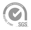 SGS ISO 27001 security logo
